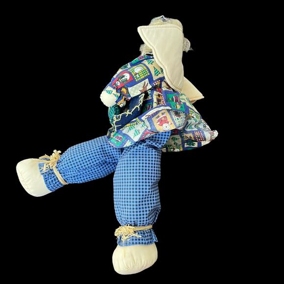 Tb Trading Country Angel Rag Doll Bean Bottom Shelf Sitter Farm Rustic Primitive - Picture 4 of 16